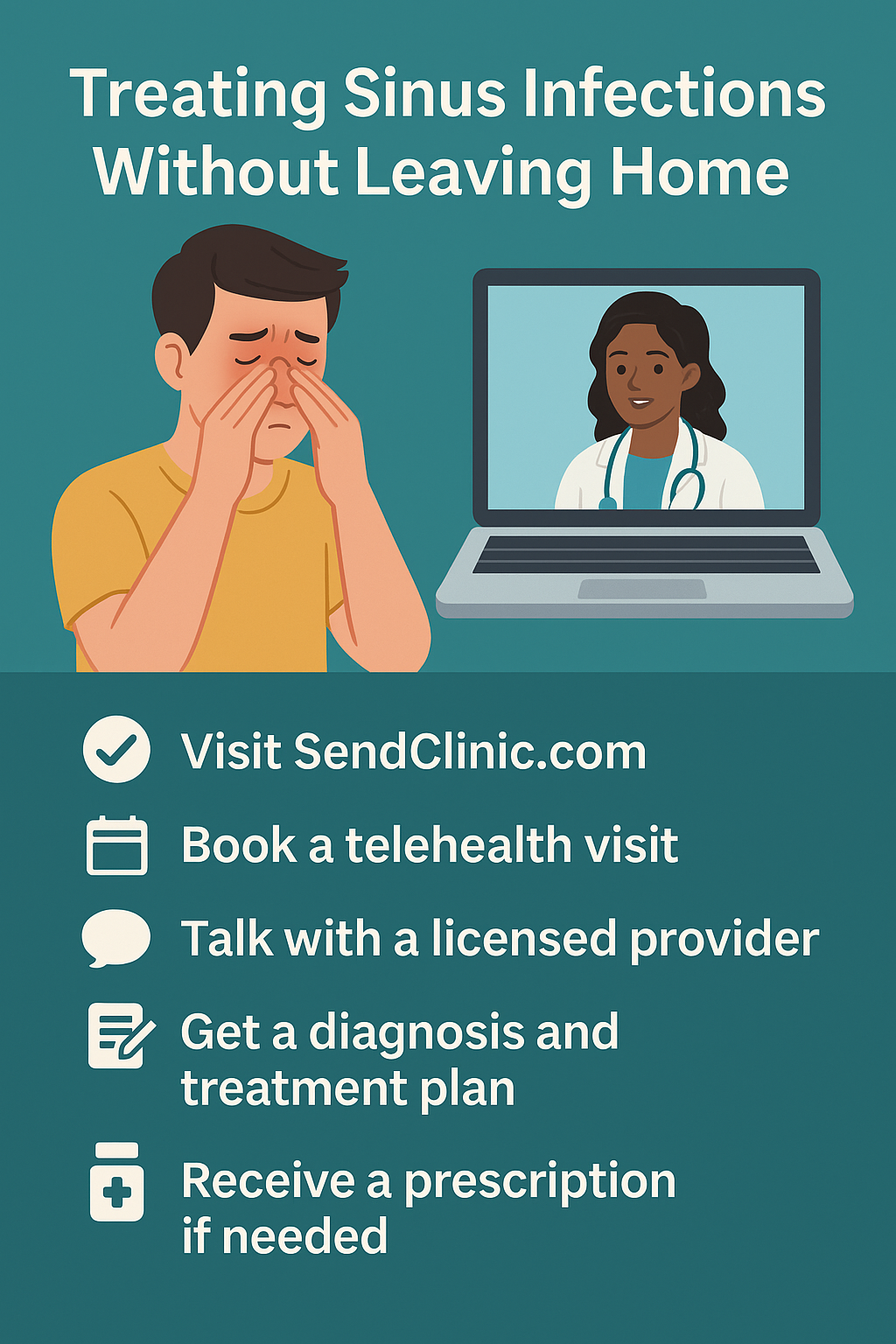 Treating Sinus Infections Without Leaving Home