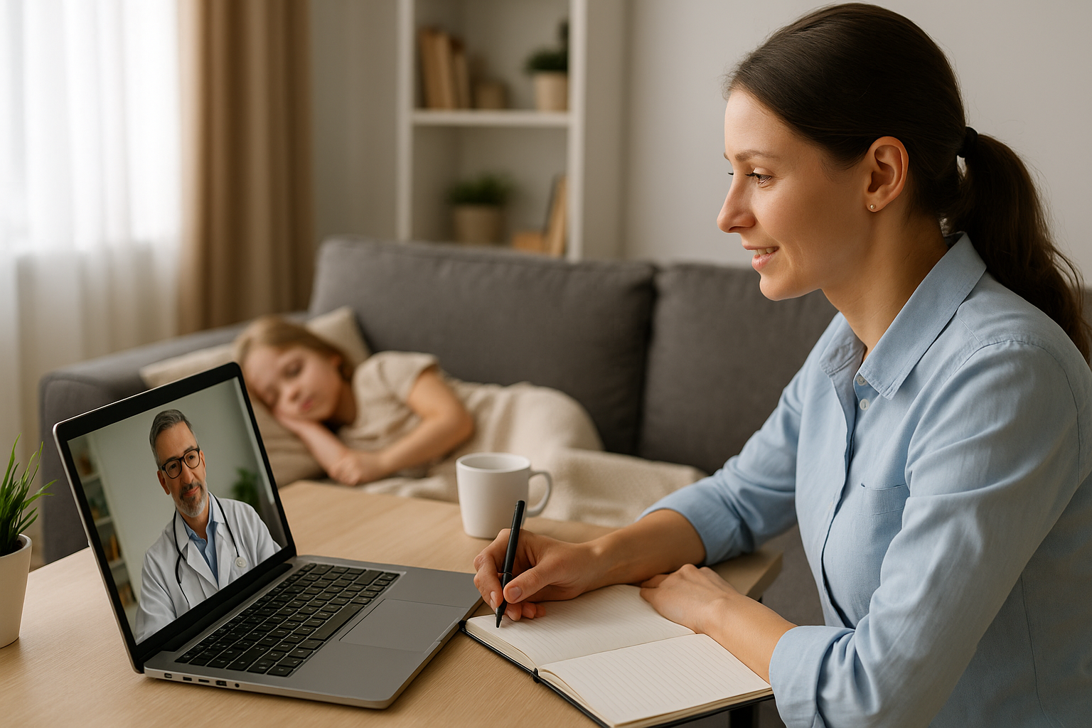 How Telehealth Saves Time for Working Parents