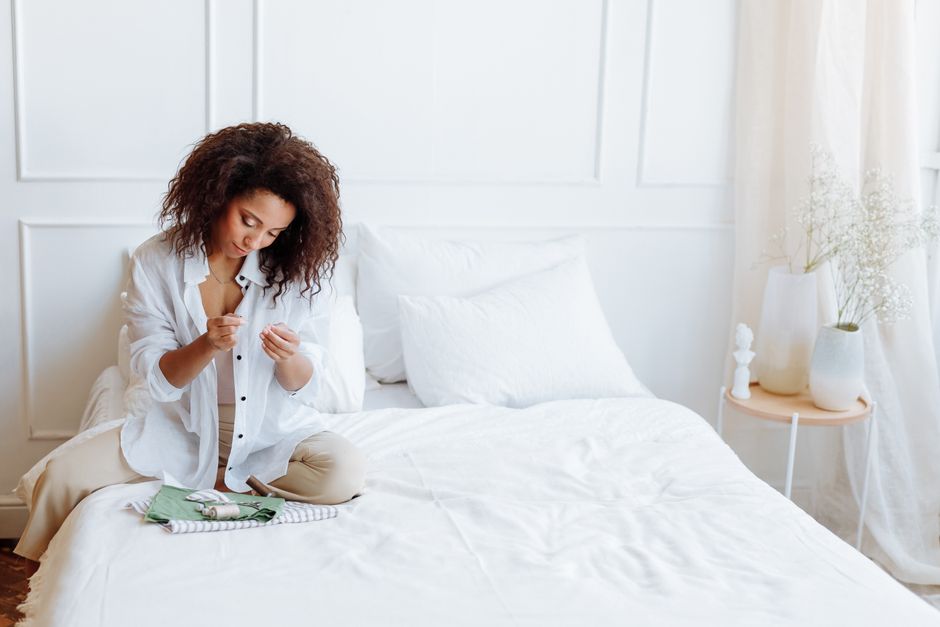 woman allergy asthma inhaler telehealth care